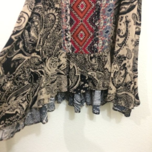 April Spirit Hayden Boho Tunic Dress Abstract - Picture 5 of 13